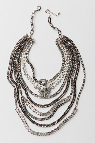 Free People The Pistols Stacked Chain Choker. 3
