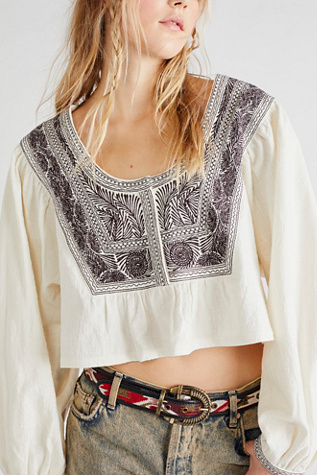 Iggie Embroidered Top