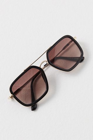 Lunettes de soleil aviateur classiques Luna