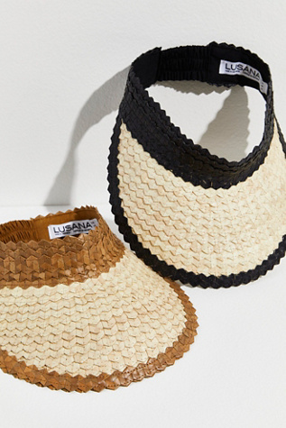 Banded Baha Straw Visor