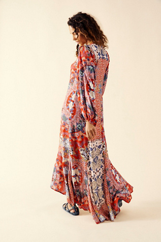 Marais Printed Midi Dress