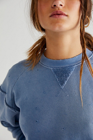 Big Sure Destroyed Wash Pullover