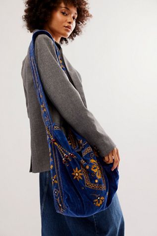 Vic Velvet Slouchy Bag