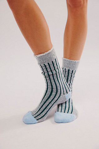 Plush Inside Out Crew Socks