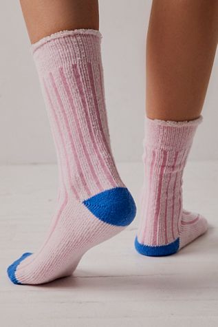 Plush Inside Out Crew Socks