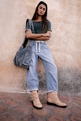 We The Free Moxie Pull-On Barrel Jeans