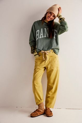 We The Free Moxie Pull-On Barrel Jeans