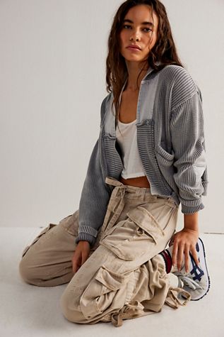 We The Free Worn Thru Surplus Cardi