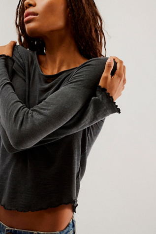 We The Free Be My Baby Long Sleeve Tee