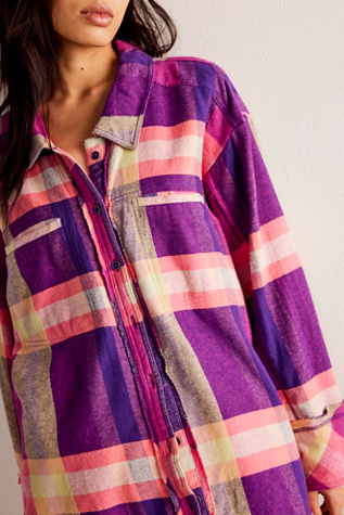 So Long Summer Plaid Top