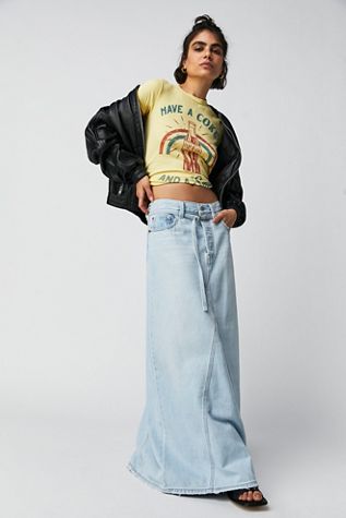 Levi's Iconic Belted Long Skirt
