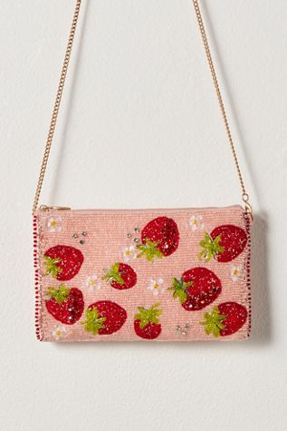Mary Frances Beaded Crossbody Phone Bag