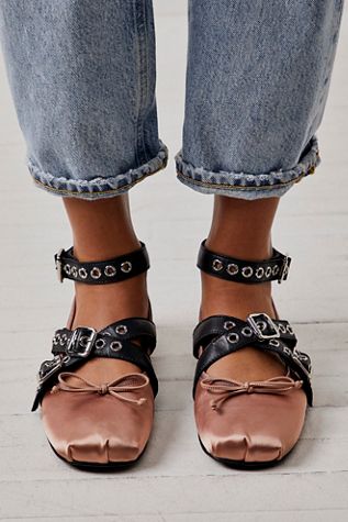 Jackie Buckle Ballet Flats