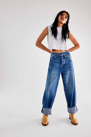 Crossroads Mid Rise Boyfriend Jeans