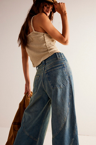 Chill Vibes Dropped Wide Leg Jeans