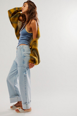Major Leagues Mid Rise Cuffed Jeans