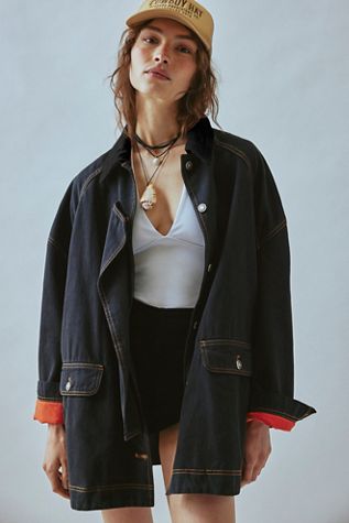 We The Free Denim Barn Coat