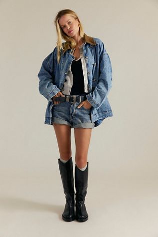We The Free Denim Barn Coat