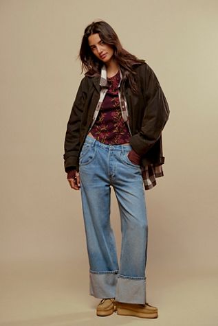 We The Free Final Countdown Cuffed Low-Rise Jeans