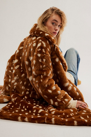 Katies Faux Fur Coat