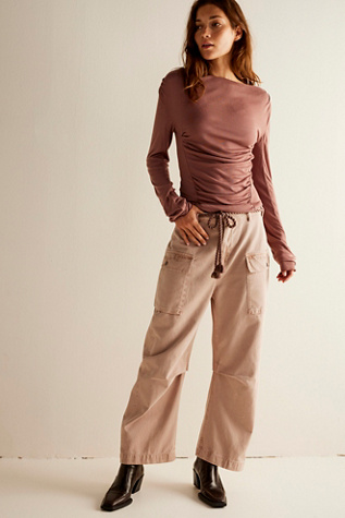 Mending Heart Barrel Pants