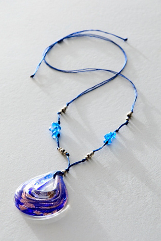 Get Lost Cord Pendant Necklace