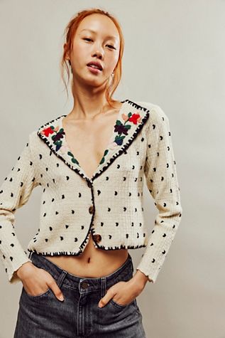 Tach Farah Hand-Knitted Wool Cardigan