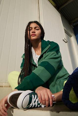 Warm Down Colorblock Pullover
