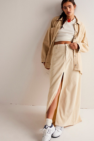 We The Free Come As You Are Cord Maxi Skirt