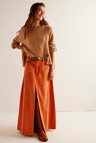 We The Free Come As You Are Cord Maxi Shirt