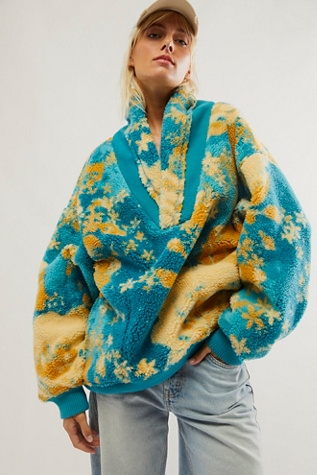 Rosie Printed Sherpa Jacket