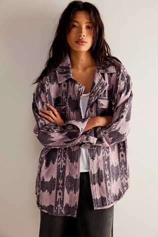 We The Free Izzie Cargo Jacquard Shirt