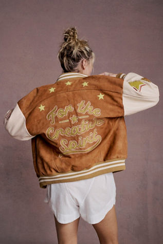 We The Free Jackie Varsity Jacket