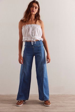 We The Free Spotlight High-Rise Wide-Leg Jeans