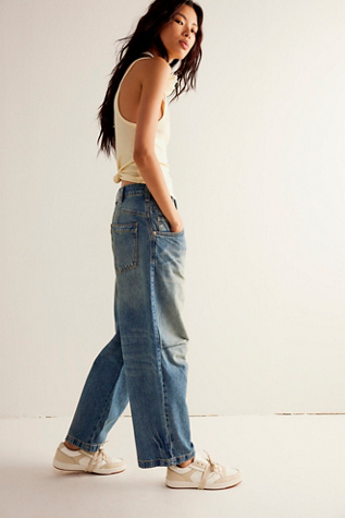 We The Free Twin Flame Cropped Wide Leg Jeans
