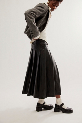 Veronica Vegan Midi Skirt