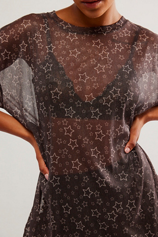 Oneteaspoon Mesh Sensory Star Tee