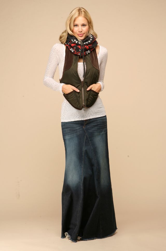 Dakota Long Skirt by True Religion Free People