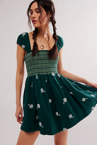 Tory Embroidered Mini Dress