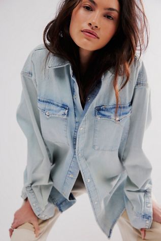 RE/Chemise oversize en denim DONE