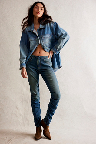 We The Free Daliah Stacked Straight Leg Jeans