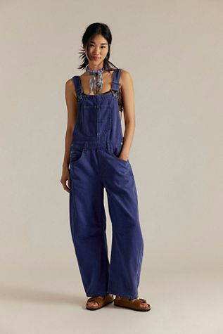We The Free Good Luck Barrel Overalls