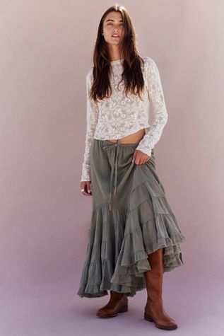 Like A Mermaid Maxi Skirt