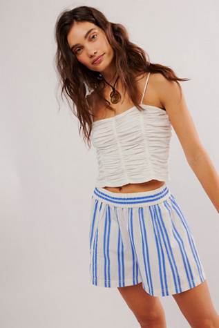 Get Free Striped Pull On Shorts