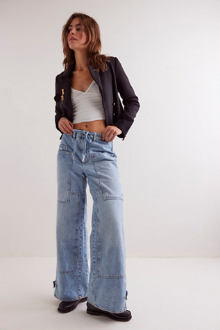 Crvy Outlaw Wide Leg Jeans