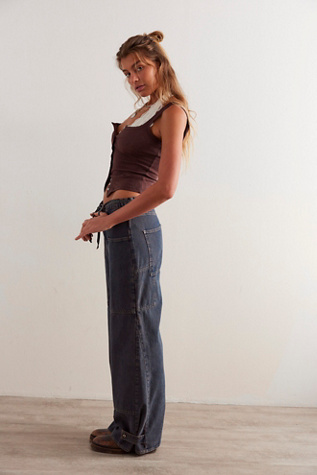 Crvy Outlaw Wide Leg Jeans