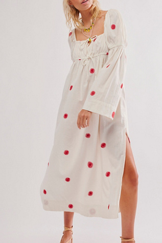 Emory Embroidered Midi Dress