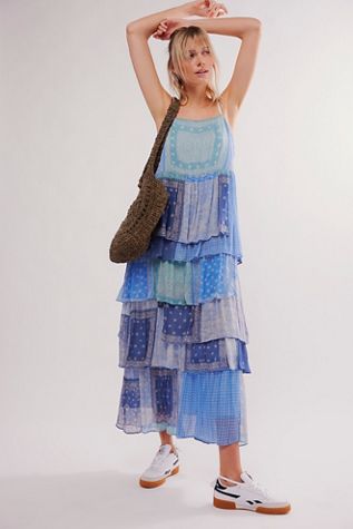 Indigo Wishes Maxi Dress