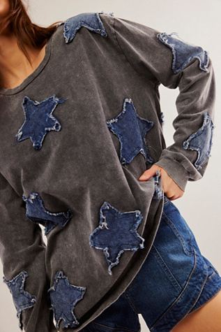 Oneateaspoon Denim Star BF Long Sleeve