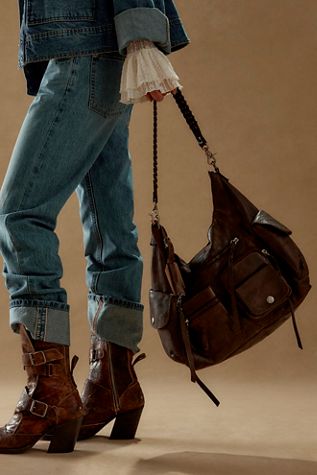 We The Free Ledger Leather Bag